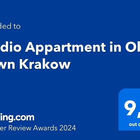 Studio Appartment In Old Town Krakow Cracóvia Exterior foto